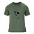 Camiseta Esqueleto BR Force - Verde - Imagem 1