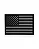 Patch Emborrachada Bandeira EUA Preto - Invictus - Imagem 1