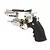 Revólver Airgun CO2 708 2 pol Full Metal 4,5mm + Esfera + Capa + Alvo - Delta - Imagem 3