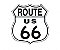 Placa Metálica Decorativa Us Route 66 - Imagem 1