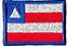 PATCH BORDADO BANDEIRA ESTADO BAHIA - PONTO MILITAR - Imagem 1