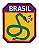 PATCH BORDADO FEB FORÇA COBRA FUMANDO - PONTO MILITAR - Imagem 1