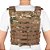 COLETE MODULAR COURAÇA PLATE CARRIER - BR FORCE - MULTICAM - Imagem 2