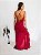 VESTIDO LONGO MUSSELINE BABADO MAGENTA - Iorane - Imagem 1