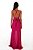 VESTIDO LONGO MUSSELINE BABADO MAGENTA - Iorane - Imagem 10