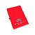 Caderneta Personalizada GG  14x21 C/ pauta 80 Folhas Vermelho - Imagem 2