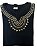 Tshirt Feminina Turquia Decote Redondo Preta - Imagem 3