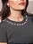 Tshirt Feminina Decote Redondo Cinza Chumbo Ariel - Imagem 2
