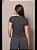 Tshirt Feminina Decote Redondo Cinza Chumbo Ariel - Imagem 6
