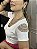 Tshirt Feminina Decote V Off White Vicenza - Imagem 1