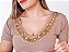 Tshirt Feminina Decote V Caqui Flora - Imagem 1