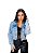 Jaqueta Jenas Feminina Azul Jennifer - Imagem 7