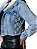 Jaqueta Jenas Feminina Azul Jennifer - Imagem 2