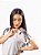 Tshirt Feminina Decote V Off White Camélia - Imagem 1