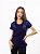 Tshirt Feminina Decote Redondo Azul Marinho Bia - Imagem 5