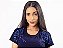 Tshirt Feminina Decote Redondo Azul Marinho Bia - Imagem 1