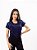 Tshirt Feminina Decote Redondo Azul Marinho Bia - Imagem 4