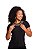 Tshirt Feminina Decote Redondo Preta Marli - Imagem 3