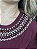 Tshirt Feminina Decote Redondo Vinho Odila - Imagem 2