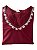 Tshirt Feminina Decote V Vinho Laisa - Imagem 1
