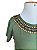 Tshirt Feminina Decote Redondo Verde Gucci Tammy - Imagem 5