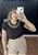 Tshirt Feminina Decote Redondo Tammy Marrom - Imagem 3