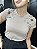Tshirt Feminina Decote Redondo Bege Stella - Imagem 1