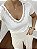 Tshirt Feminina Decote V Off White Laisa - Imagem 1