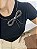 Tshirt Feminina Decote Redondo Preta Kelly - Imagem 1