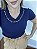 Tshirt Feminina Decote Redondo Azul Marinho Manu - Imagem 1