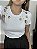Tshirt Feminina Decote Redondo Branca Stella - Imagem 1