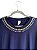 Tshirt Feminina Decote Redondo Marinho Diana - Imagem 5