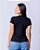 Tshirt Feminina Decote Redondo Preta Fantine - Imagem 5