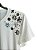 Tshirt Feminina Decote Redondo Off White Ravena - Imagem 2