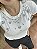 Tshirt Feminina Decote Redondo Off White Fiona - Imagem 1