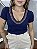 Tshirt Feminina Decote V Marinho Neiva - Imagem 3