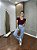 Tshirt Feminina Decote V Vinho Camila - Imagem 3