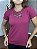 Tshirt Feminina Decote Redondo Fucsia Tais - Imagem 1