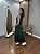 Vestido Midi Decote V Babado Verde - Imagem 3