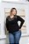 Blusa Manga Longa Decote Redondo Preto Gall - Imagem 1