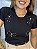 Tshirt Feminina Decote Redondo Preta Cindy - Imagem 3