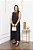 Vestido Midi Evasê Estela Preto - Imagem 1