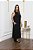 Vestido Midi Evasê Estela Preto - Imagem 2