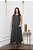Vestido Midi Evasê Estela Chumbo - Imagem 1
