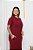 Vestido Midi com Bolso Vinho Joana - Imagem 4
