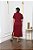 Vestido Midi com Bolso Vinho Joana - Imagem 3