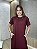 Vestido Mídi Vinho Darling - Imagem 3