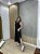 Vestido Midi Evasê Preto Dalva - Imagem 2