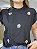 Blusa Muscle Preta Celine - Imagem 1