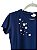 Tshirt Feminina Decote Redondo Azul Marinho Clarice - Imagem 2